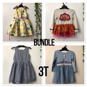 Bundle 4 dress for girls 3Т